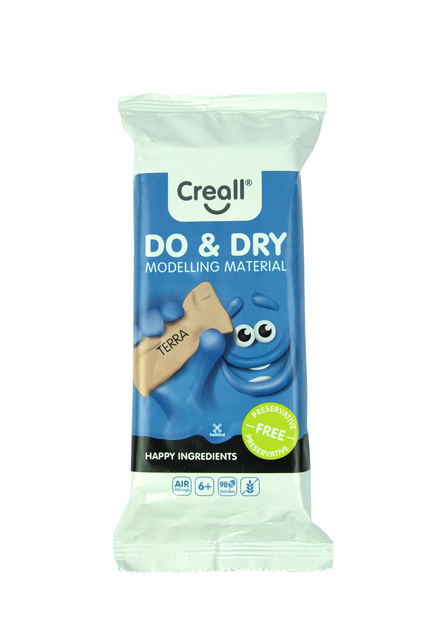 Pâte à modeler Creall Do &t Dry terra-cotta 1000g