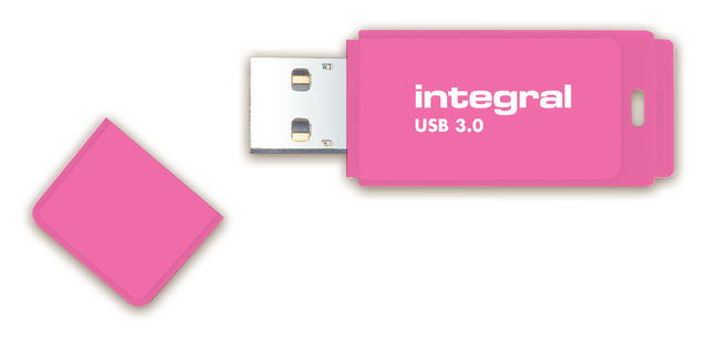Clé USB 3.0 Integral Neon USB-A 64Go rose
