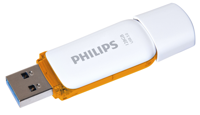 Clé USB 3.0 Philips Snow USB-A 128Go orange