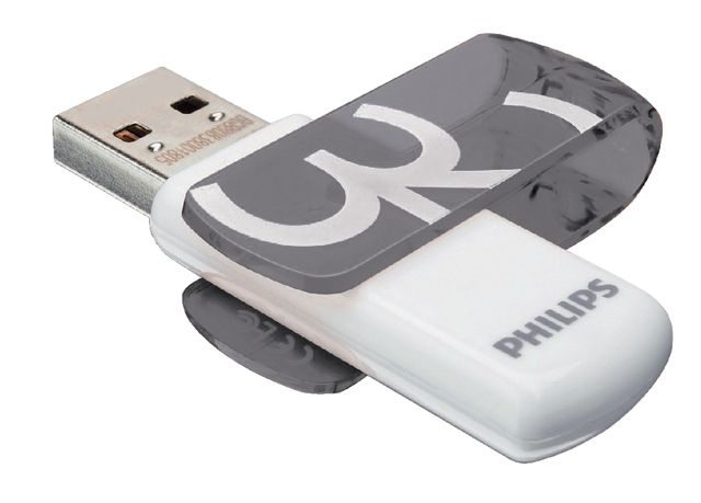 Clé USB 2.0 Philips Vivid USB-A 32Go gris