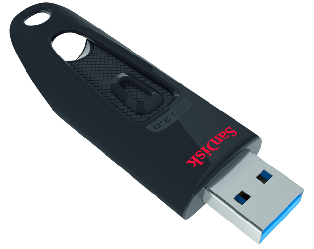 Clé USB 3.0 SanDisk Cruzer Ultra 16Go noir