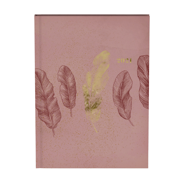 Ag21 Midnight gold A5 familieplanner