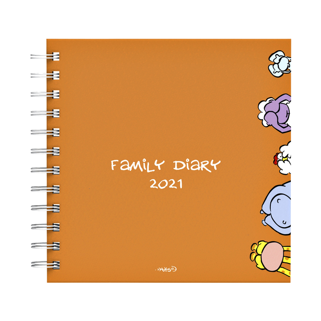 Ag21  familie Vis vierkant 17x17cm