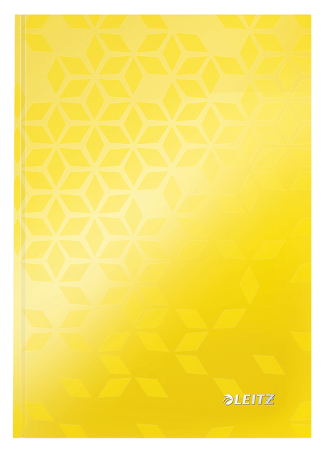 Cahier Leitz WOW A5 160 feuilles 90g ligné jaune