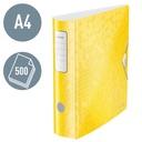 Classeur à levier Leitz 1106 WOW Active 180° A4 80mm PP jaune