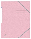 Chemise élastique Oxford Top File+ A4 pastel rose