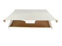 Brievenbusbox IEZZY A4 360x255x26mm karton wit