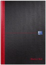Notitieboek Oxford Black n' Red A4 96vel blanco