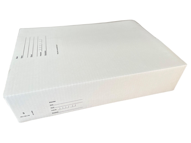 Boîte d'expédition postale IEZZY 5 430x300x90mm blanc