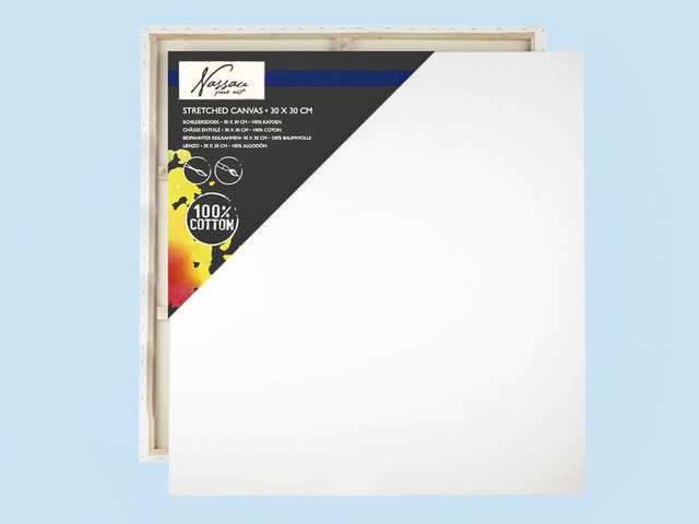 Toile canvas Nassau Fine Art 30x30cm 100% coton