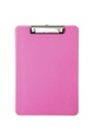 Klembord MAUL A4 staand transparant PS neon roze