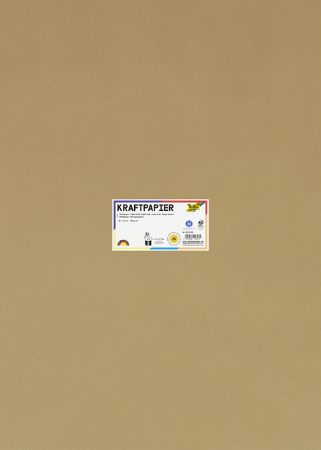Carton kraft Folia 50x70cm 120g 25 feuilles