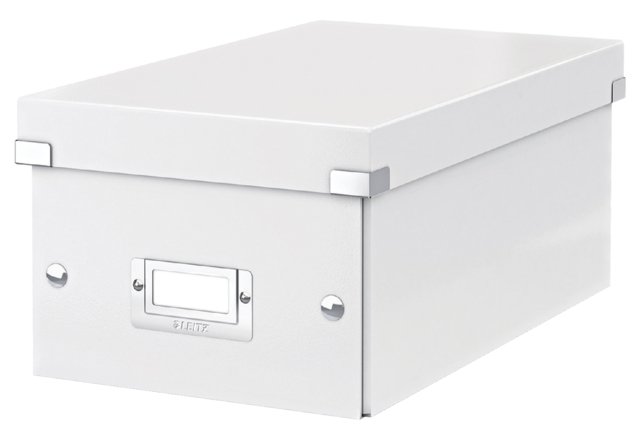 DVD-opbergdoos Leitz Click & Store WOW  gerecycled karton 206x147x352mm wit