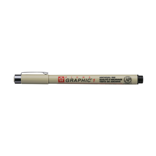 Fineliner Sakura Pigma Graphic 1 1,0mm noir