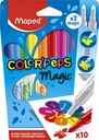 Viltstift Maped Color'Peps Magic set á 10 kleuren