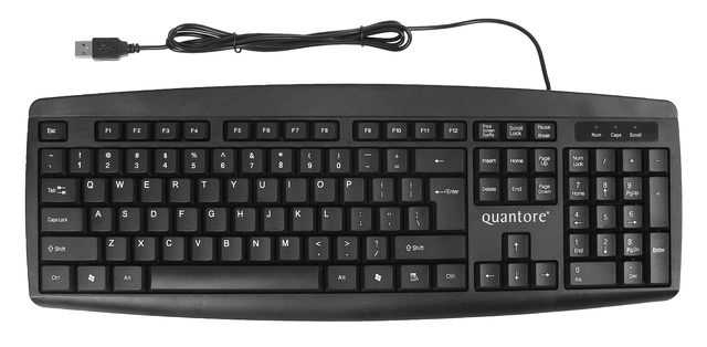 Clavier Quantore QWERTY noir