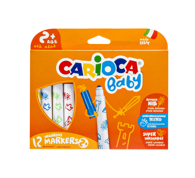 Feutre Carioca Baby set 12 couleurs