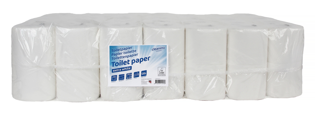 Papier toilette Cleaninq T4 3 épaisseurs 56x 250 feuilles blanc