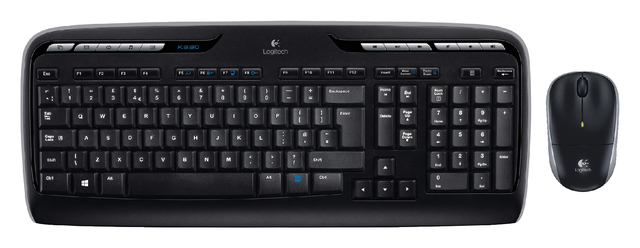 Clavier + souris Logitech MK330 Qwerty noir