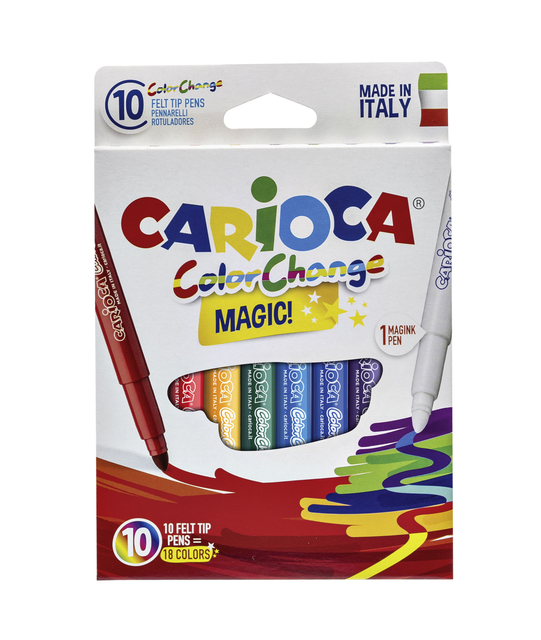 Feutre magique Carioca Magic set 10 pièces assorti