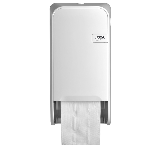 Distributeur papier toilette QuartzLine Q1 441001 système rouleau Duo blanc