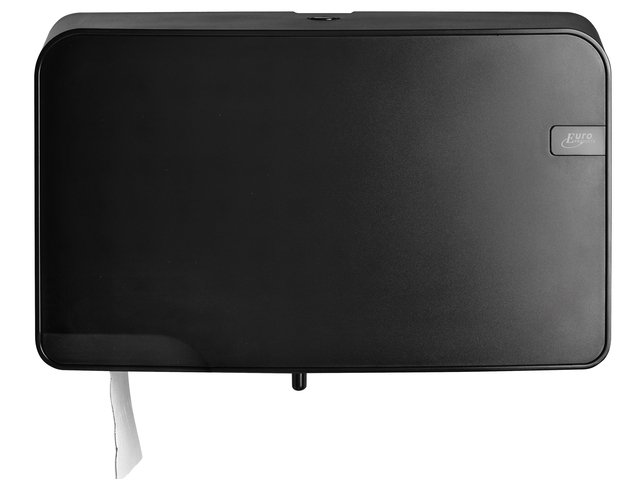 Distributeur papier toilette QuartzLine Q5 441057 Mini Jumbo Duo noir