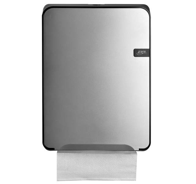 Handdoekdispenser Quartzline Q8 zilver 441192