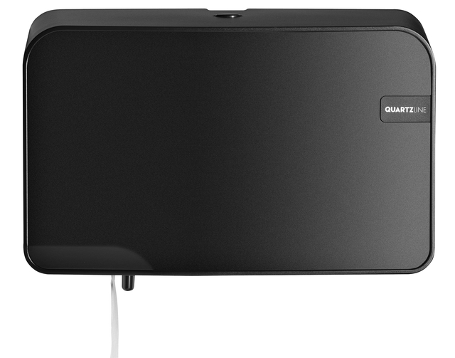 Distributeur papier toilette QuartzLine Q2 441052 petit Duo noir