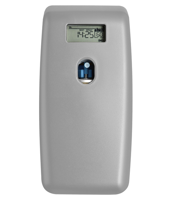 Distributeur désodorisant QuartzLine Q23 448591 spray argent