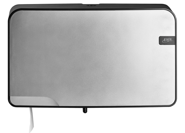 Distributeur papier toilette QuartzLine Q5 441097 Mini Jumbo Duo argent