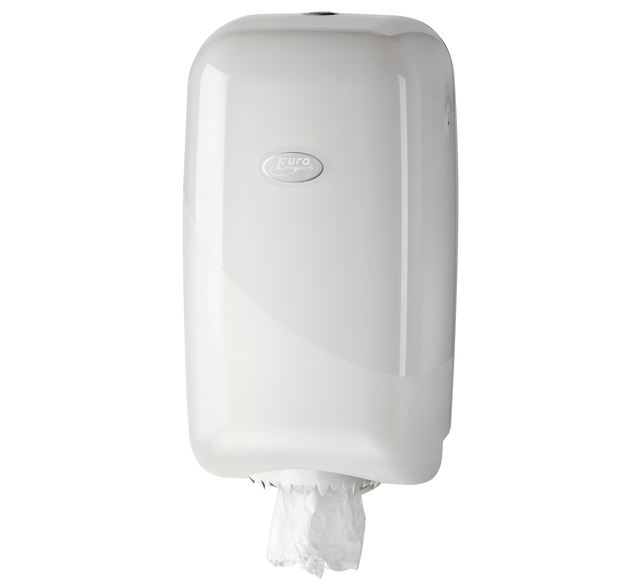 Poetspapierdispenser Pearl Line P17 klein wit 431105