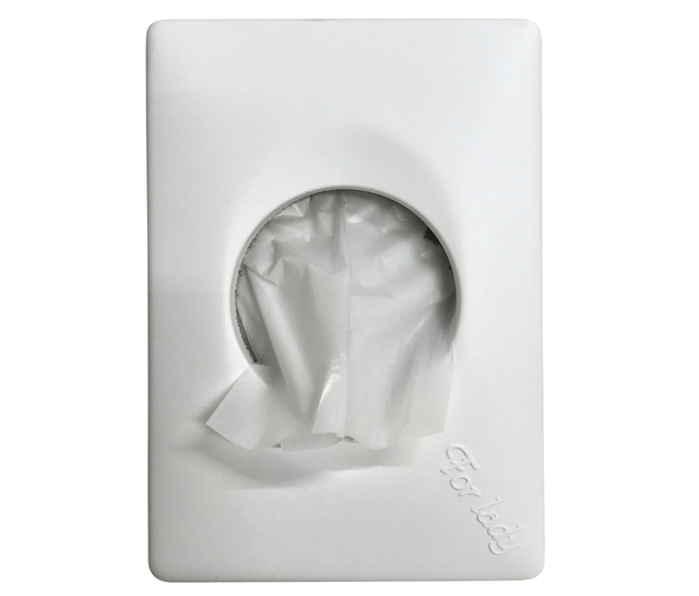 Distributeur sachet serviette hygiénique QuartzLine 441901 Q29 blanc