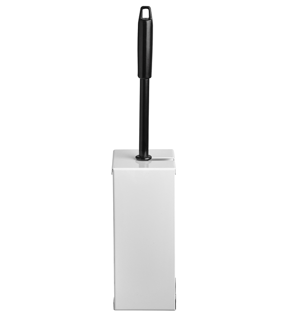 Support brosse toilette QuartzLine 448901 inox blanc