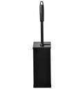 Support brosse toilette QuartzLine 448951 inox noir