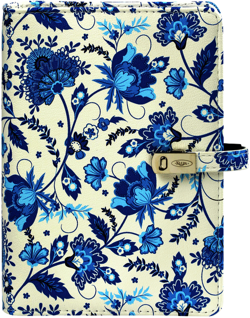 Agenda 2021-2022 organizer Kalpa Personal Standaard Bloem Delfts blauw