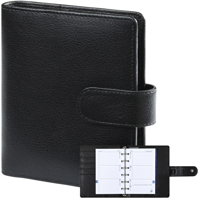 Organiseur Kalpa Pocket Agenda 2026-2027 7 jours/2 pages Keta noir