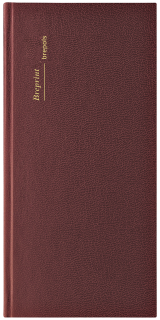 Agenda 2022 Brepols Breprint 7dag/2pagina''s bordeaux