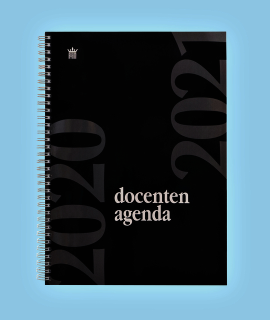 Schoolagenda 2024-2025 Ryam docenten 7dagen/2pagina's spiraal zwart