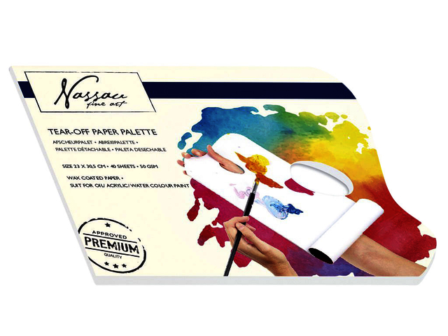 Palette détachable Nassau Fine Art bloc 40 feuilles