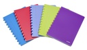 Cahier Atoma A4 ligné 144 pages 90g PP transparent assorti