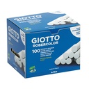 Craie tableau noir Giotto blanche boîte 100 pièces
