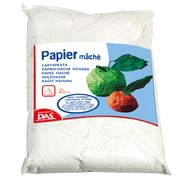 Papier mâché DAS sachet poudre 1 kg blanc