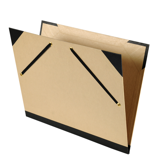 Dossier à dessin Canson Tendance fermeture élastique 520x720mm brun