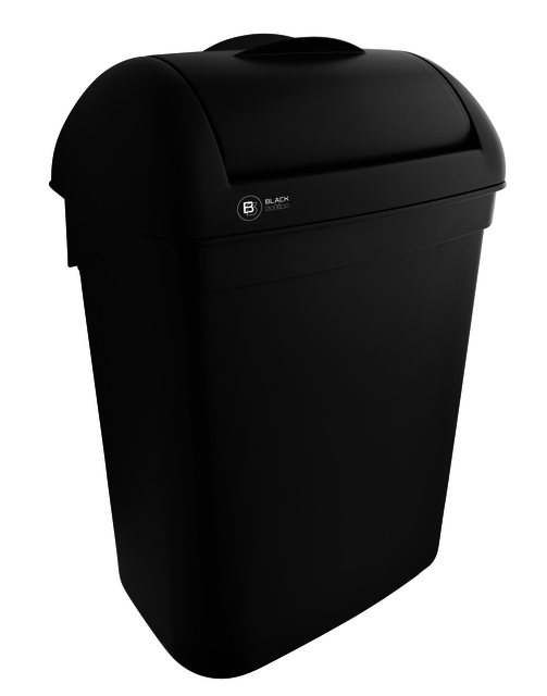 Poubelle BlackSatino 332170 Hygiène féminine 8 litres Noir