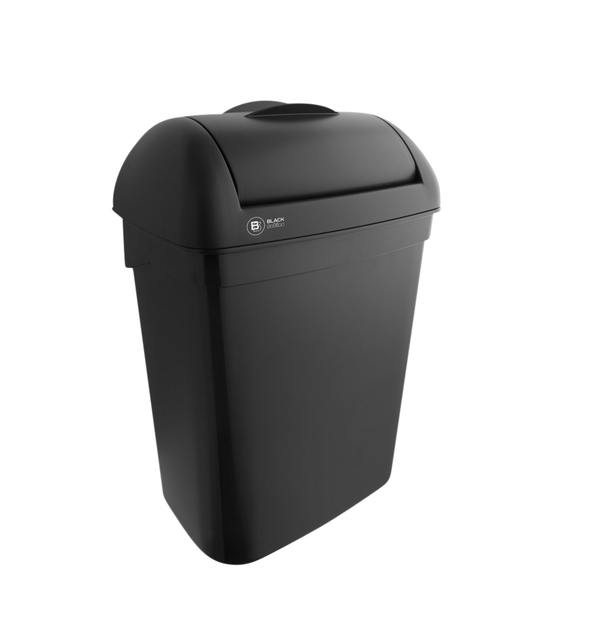 Poubelle BlackSatino 332170 Hygiène féminine 8 litres noir