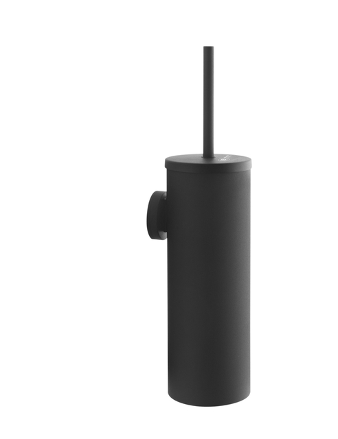 Brosse toilette BlackSatino 332130 avec support métal noir