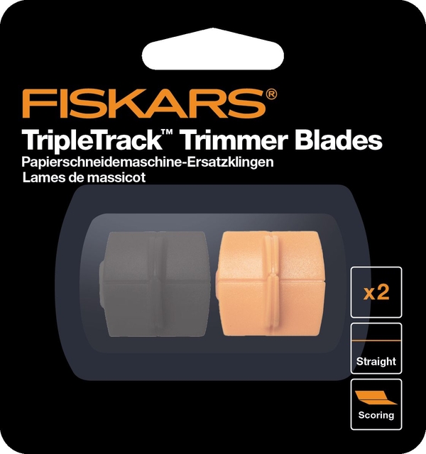 Reservemes Fiskars TripleTrack set à 2 stuks assorti
