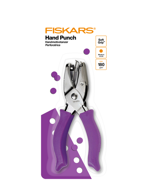 Handpuncher Fiskars rond