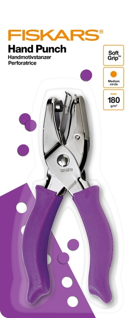 Perforatrice emporte-pièces Fiskars M 1/8" SoftGrip violet