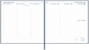 Agenda 2026 Ryam Mundior Carré Mundior 7 jours/2 pages noir